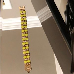 JCrew neon yellow costume jewelry